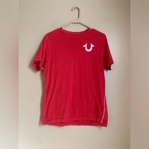 TRUE RELIGION VINTAGE y2k red t shirt